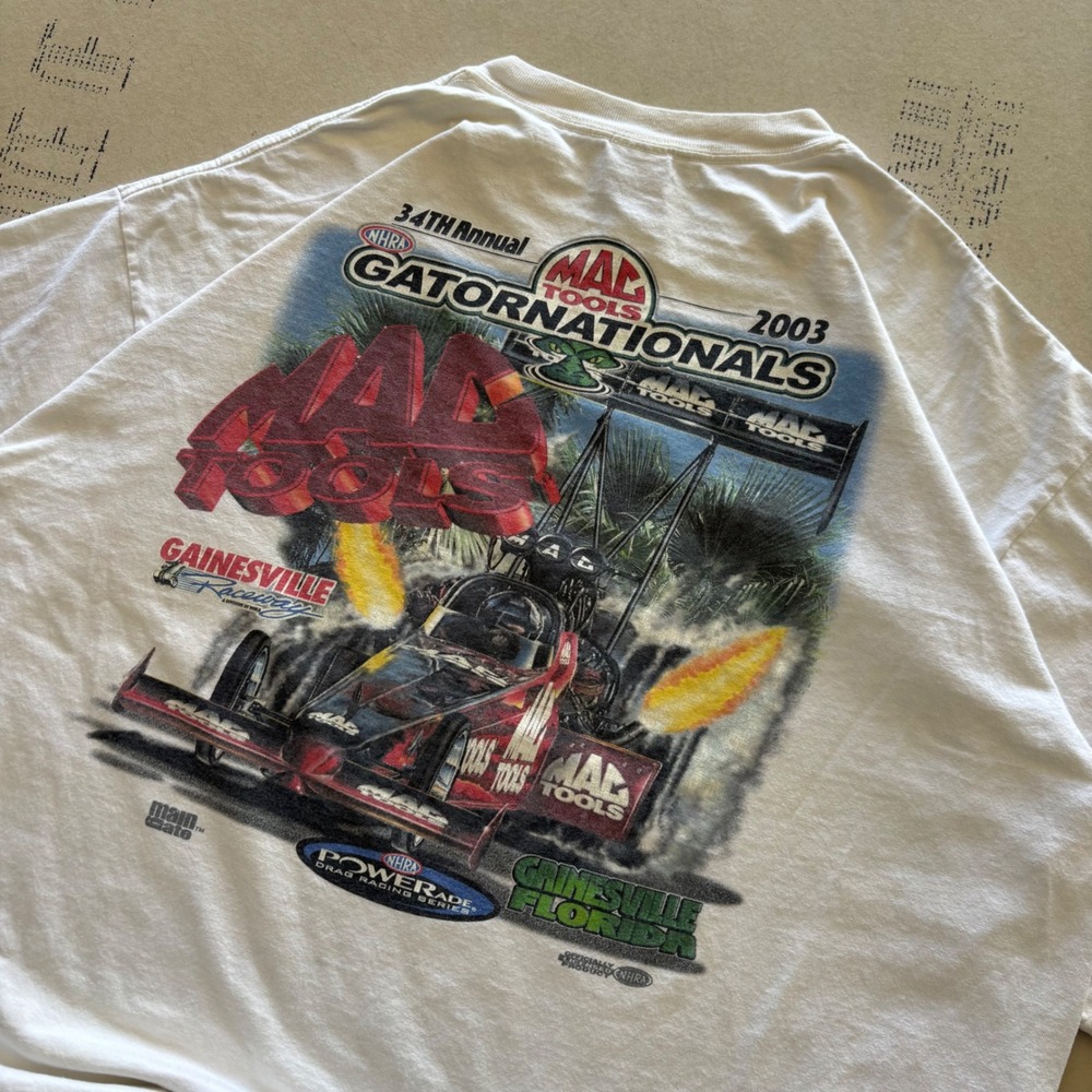 Y2K Mac Tools NHRA Gatornationals T-shirt